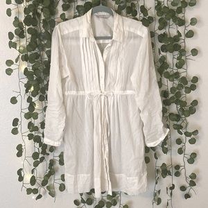 Zara Button Down Tunic